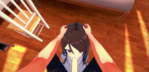 Mika gets a POV facial before getting fucked doggystyle - Girls und Panzer Hentai